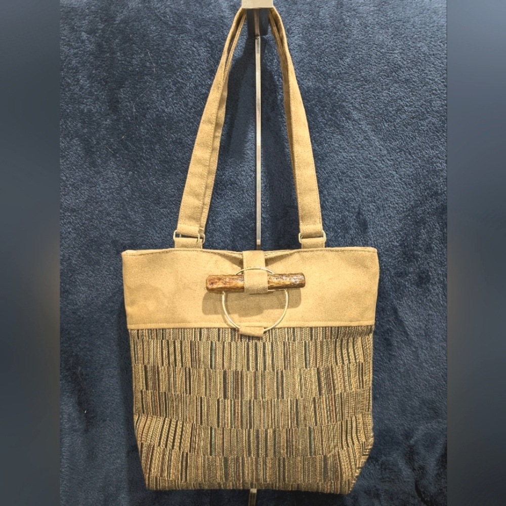 Fioa Tapestry/Faux Suede Tote Bag